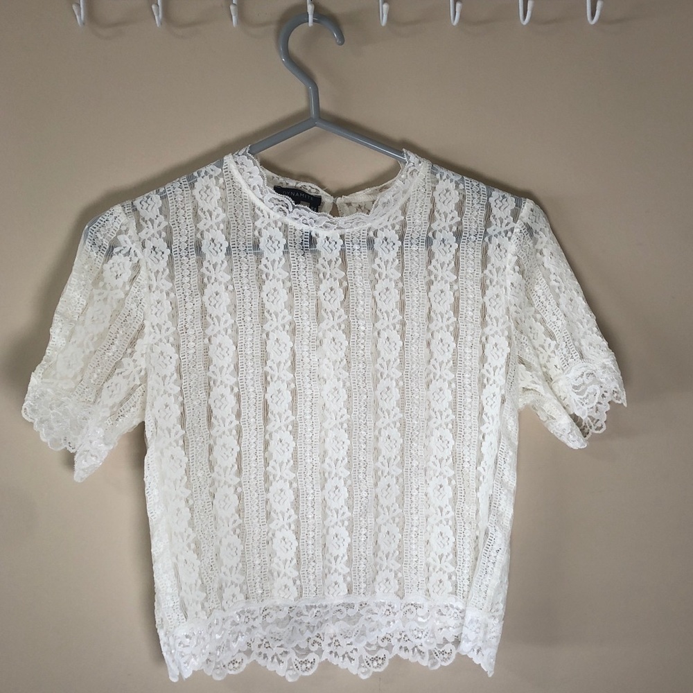 Lace Crop Top | Dynamite